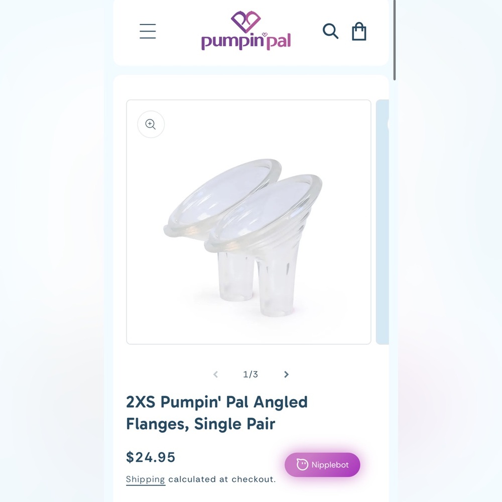 Clear Angled Flange Set
